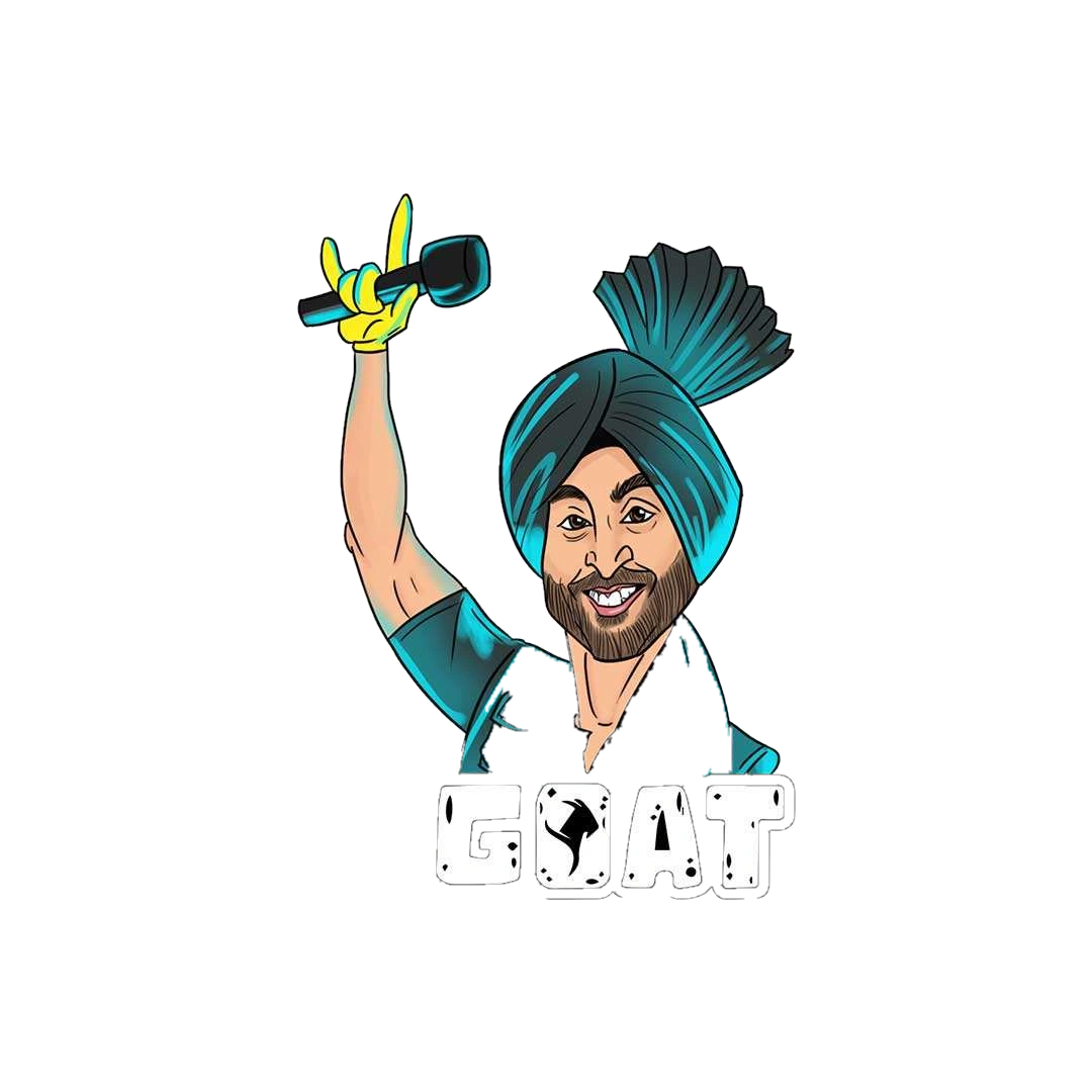 Diljit Dosanjh Goat Sticker